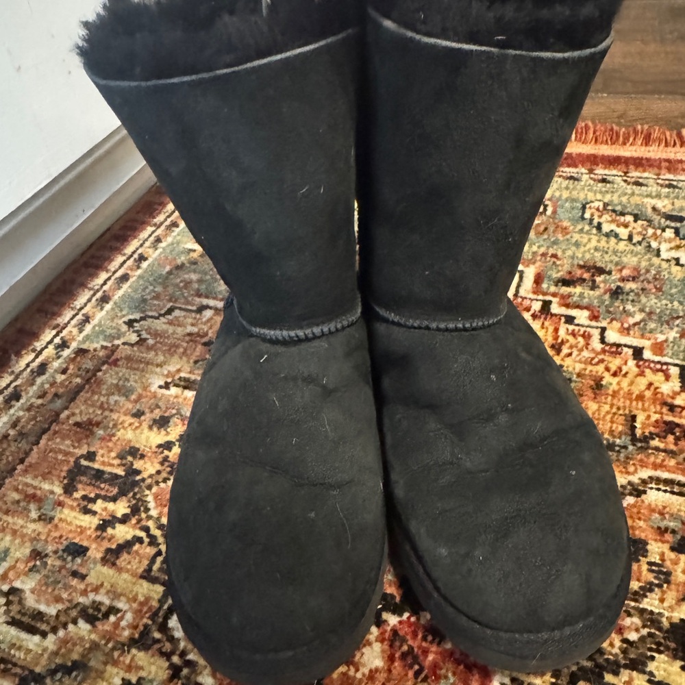 UGG Black Suede Footwear